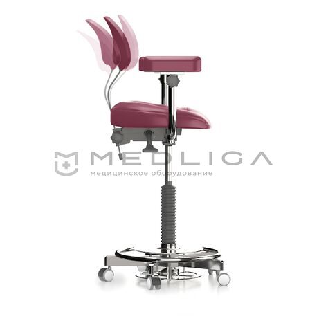 Labomed ErgoFlex, Цвет обивки: Бордовый, 2